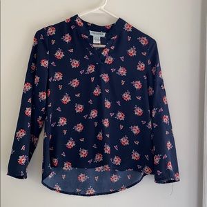 Girls Long sleeved Floral top
